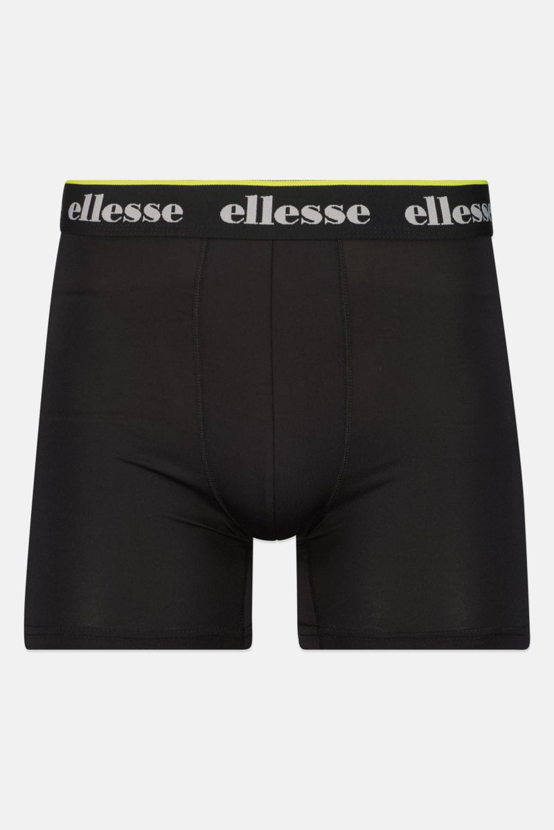 Ellesse شورت بوكسر رجالي 3 قطع بشعار العلامة التجارية، متعدد الألوان - Image 5