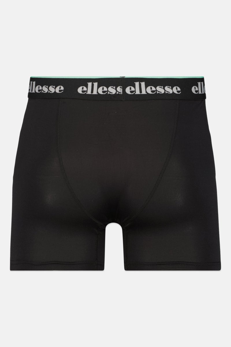Ellesse شورت بوكسر رجالي 3 قطع بشعار العلامة التجارية، متعدد الألوان - Image 2