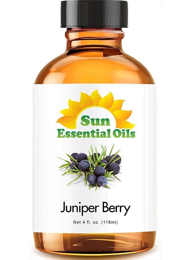 Sun Essential Oils 4oz - Juniper Berry Essential Oil - 4 Fluid Ounces - Image 1