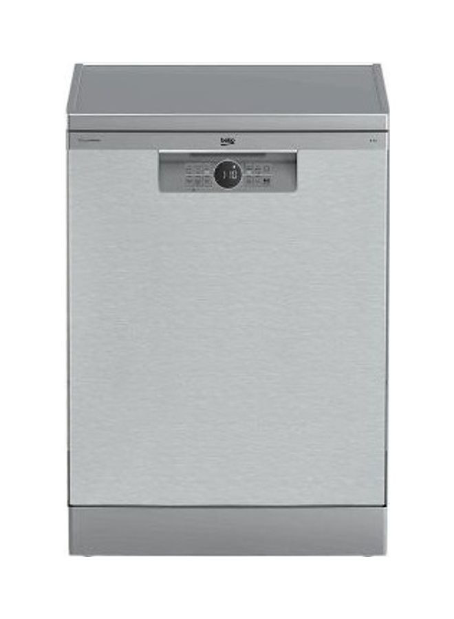 Beko Dishwasher 60 Cm 6 Program 15 Person Inox LED Display Hygiene AquaIntense Fast 15 kg BDFN26520XQ-7622105177 Silver - Image 1