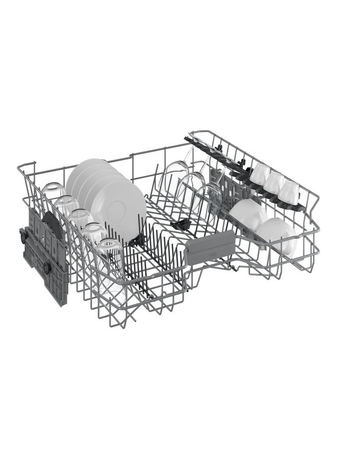 Beko Dishwasher 60 Cm 6 Program 15 Person Inox LED Display Hygiene AquaIntense Fast 15 kg BDFN26520XQ-7622105177 Silver - Image 3