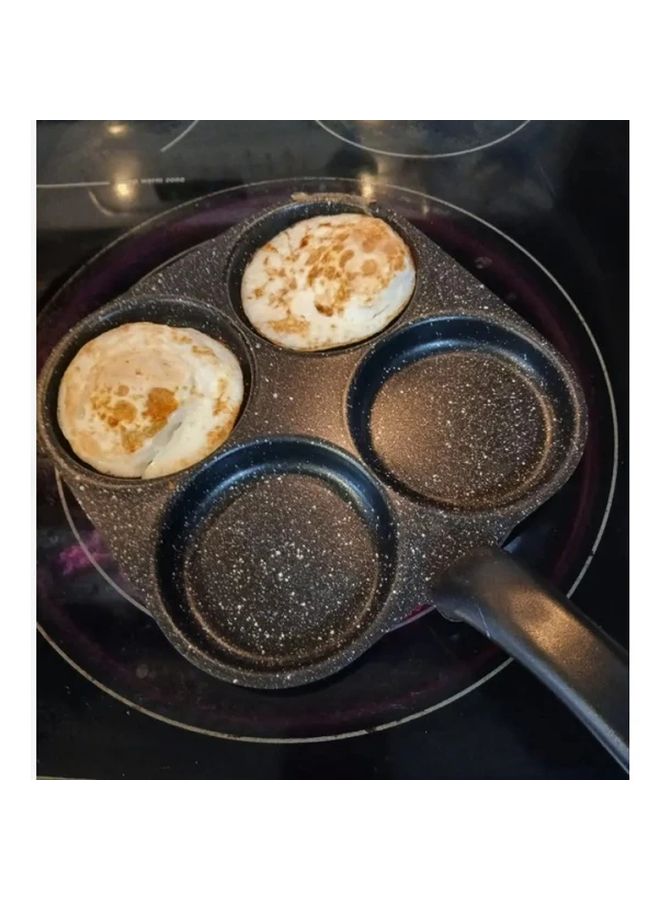 مقلاة عجة من الحديد الزهر غير لاصقة بمقبض واحد، آمنة للغسيل في غسالة الصحون ومناسبة للاستخدام على المواقد الكهربائية - Image 4