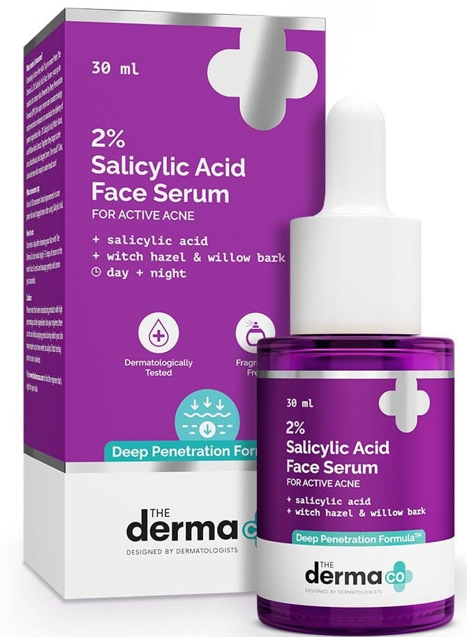 THE derma Co 2% Salicylic Acid Face Serum For Acne And Acne Marks 30 ml  - Image 1