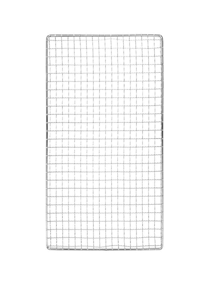 M METERXITY Cooling Rack, 12" x 10" Stainless Steel Baking Rack for BBQ/Cooking/Roasting/Grilling/Steaming/Drying, Wire Cooling Rack for Baking [Silver] - Image 1