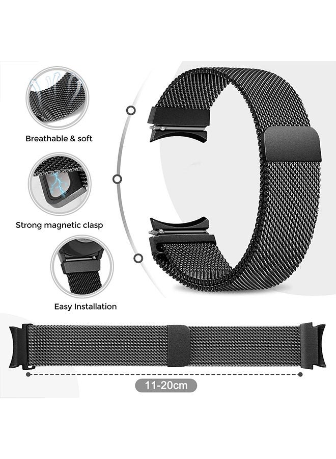 O Ozone حزام ميلانيزي فردي بدون فجوة لساعة سامسونج جالاكسي 4 مقاس 20 مم باللون الذهبي الوردي - Image 3