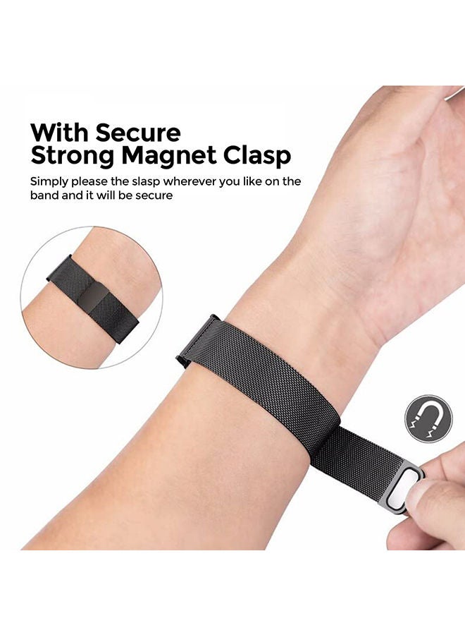 O Ozone حزام ميلانيزي فردي بدون فجوة لساعة سامسونج جالاكسي 4 مقاس 20 مم باللون الذهبي الوردي - Image 5