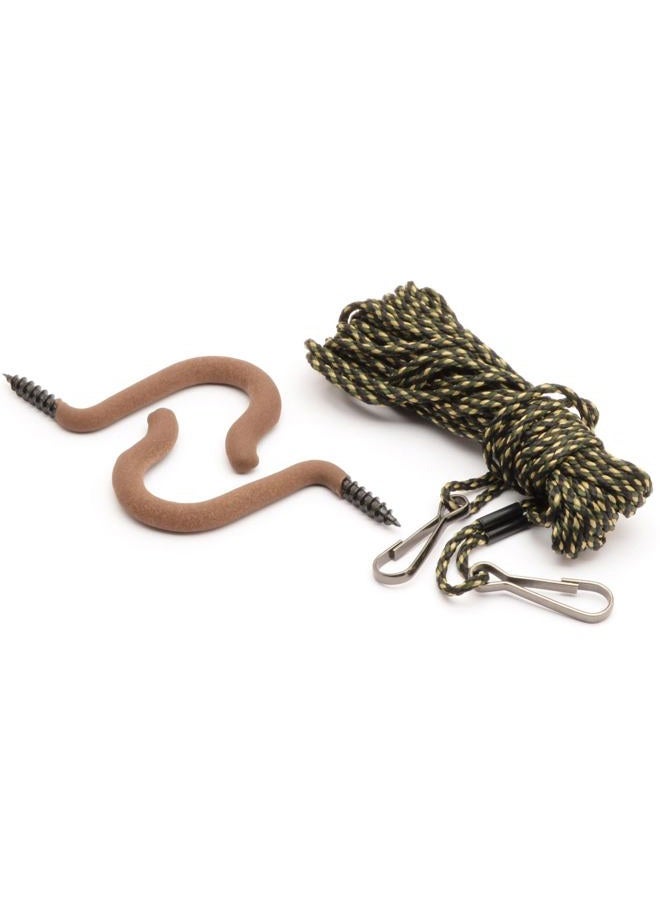 HME Products Hoist Rope with Hooks, 25-Feet in length - Image 1