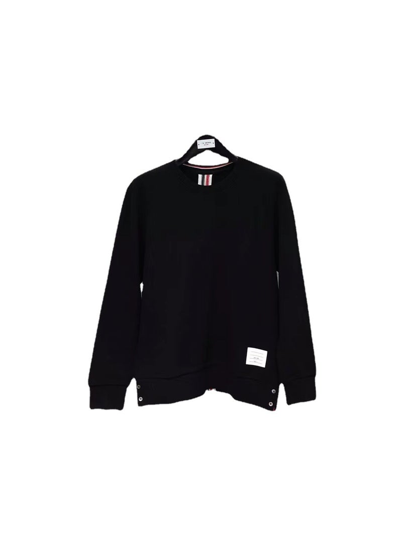 Generic - Factory Direct Unisex Sweater Casual Comfortable Versatile Black - Image 1