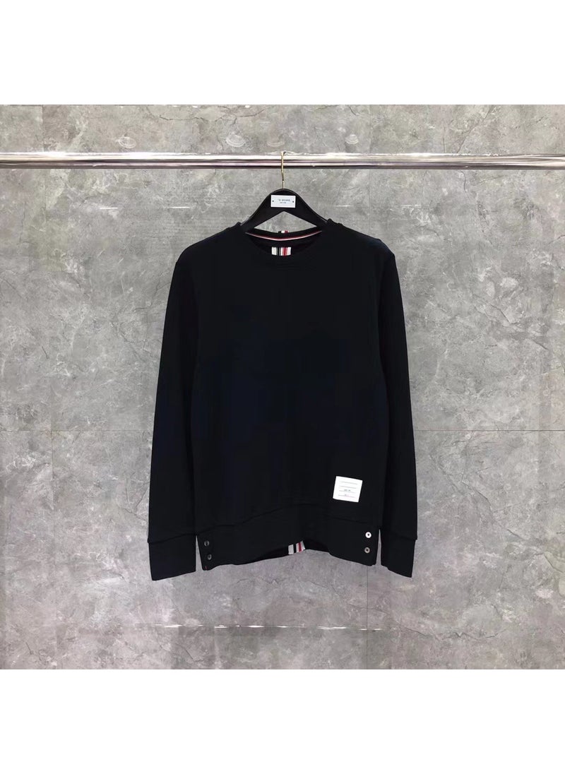 Generic - Factory Direct Unisex Sweater Casual Comfortable Versatile Black - Image 1