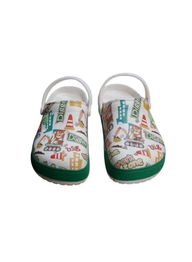 Coco Kids Clog Lightweight Comfortable Slip-On with Back Strap - Breathable Design for Daily Wear, Beach & Outdoor Activities - Multi Color - Image 3