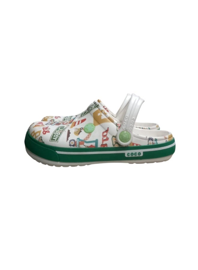 Coco Kids Clog Lightweight Comfortable Slip-On with Back Strap - Breathable Design for Daily Wear, Beach & Outdoor Activities - Multi Color - Image 2