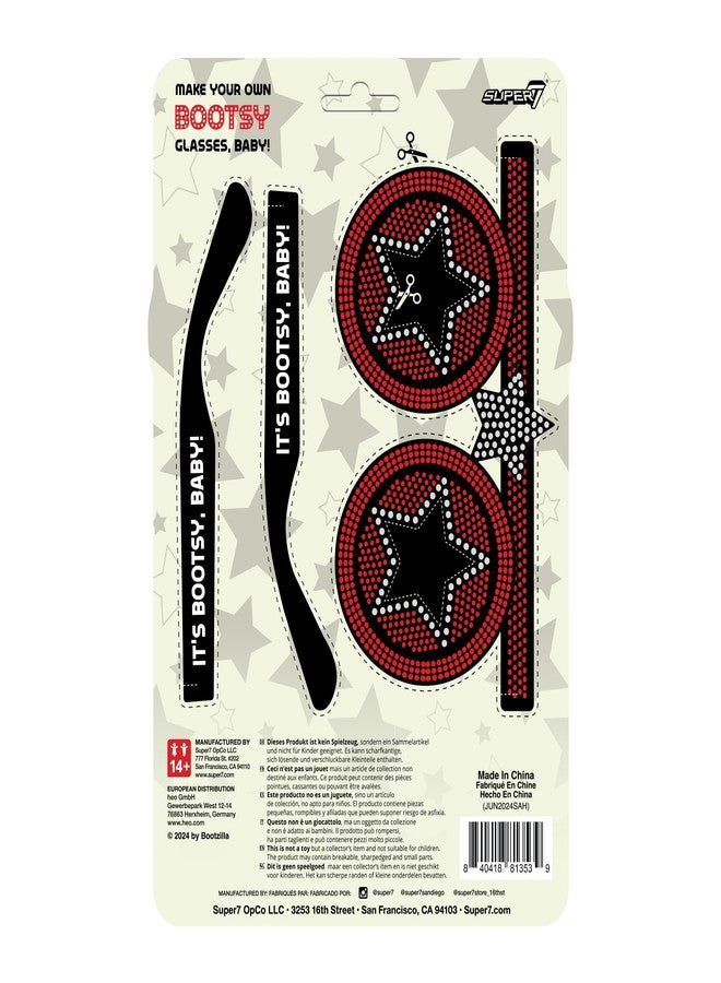 Super7 Bootsy Collins (Glow) - 3.75" Bootsy Collins Action Figure with Accessory Classic Music Collectibles and Retro Toys - Image 3