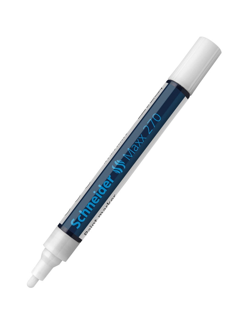 Schneider علامة طلاء ماكس 270 بقطعة واحدة طرف دائري حبر أبيض - Image 3