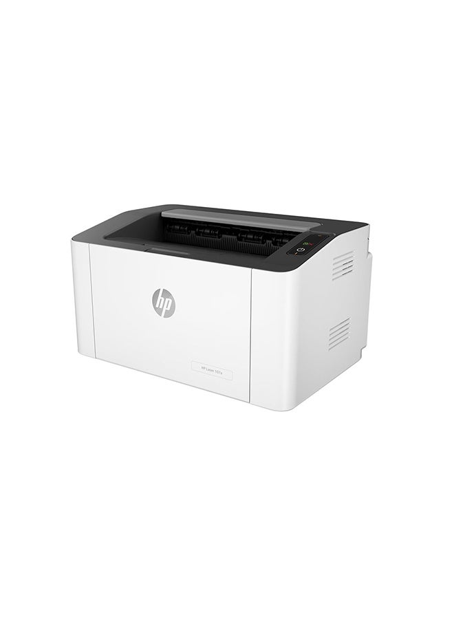 HP طابعة ليزر 107a لإجراء مهام العمل - سرعة طباعة تصل إلى 21 صفحة في الدقيقة، طراز 4ZB77A - لون أبيض أسود/ أبيض - Image 3
