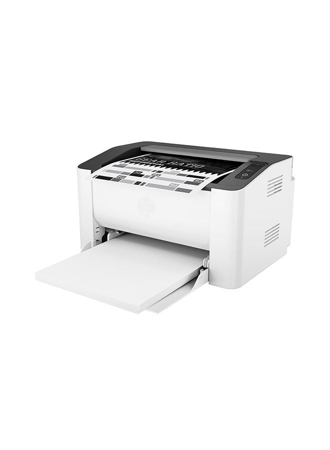 HP طابعة ليزر 107a لإجراء مهام العمل - سرعة طباعة تصل إلى 21 صفحة في الدقيقة، طراز 4ZB77A - لون أبيض أسود/ أبيض - Image 5