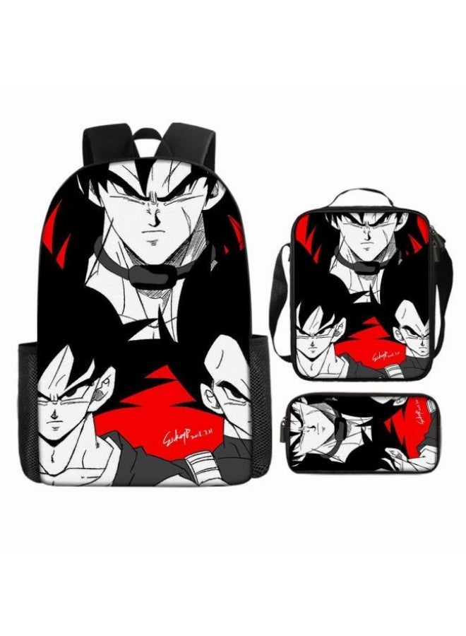 عام حقيبة ظهر مطبوعة عالمية مشتركة - مجموعة حقائب ظهر من ثلاث قطع (متوفرة للطلاب والأطفال والأصدقاء في النزهايات وتسلق الجبال وما إلى ذلك) - Image 2