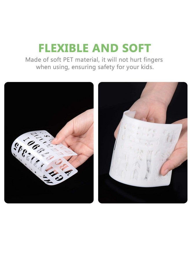 HASTHIP® 20 PCS Journal Stencil Plastic Planner Set for Journal, Notebook, Diary, Scrapbook, DIY Drawing Template, Journal Stencils 4x7 Inch - Image 2