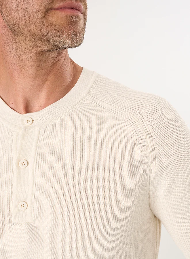 فيليكس هاردي كنزة بياقة دائرية وأزرار