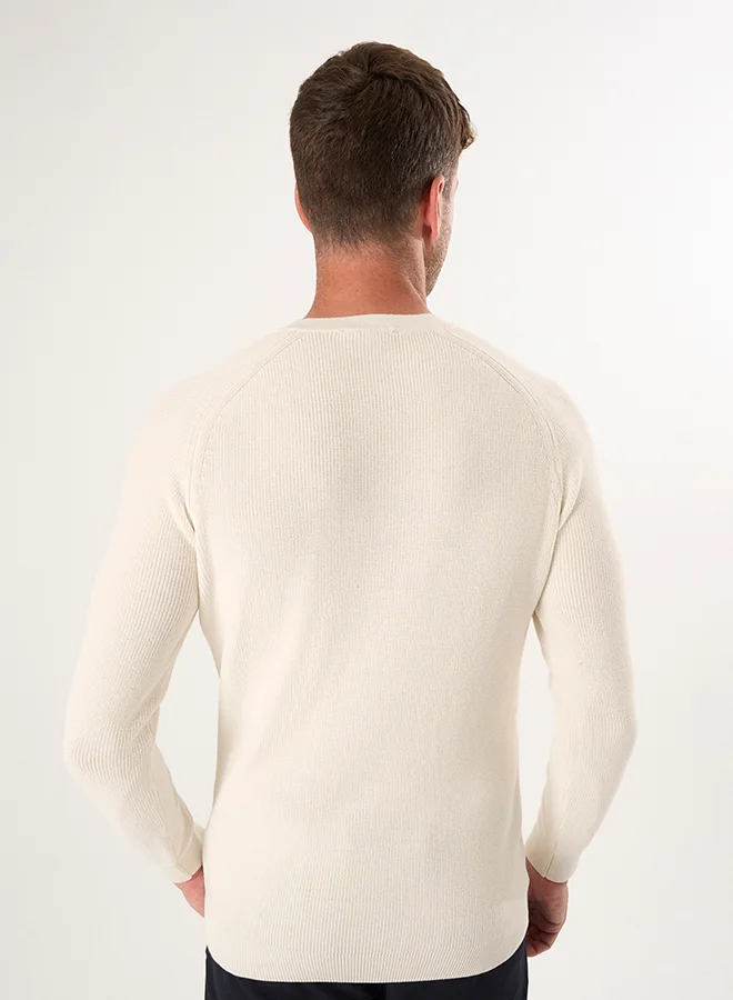 فيليكس هاردي Crew Neck Buttoned Pullover
