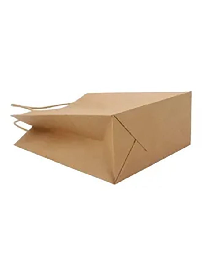 NIBEMINENT 60-Piece Paper Bags With Twisted Handles Brown - Image 2