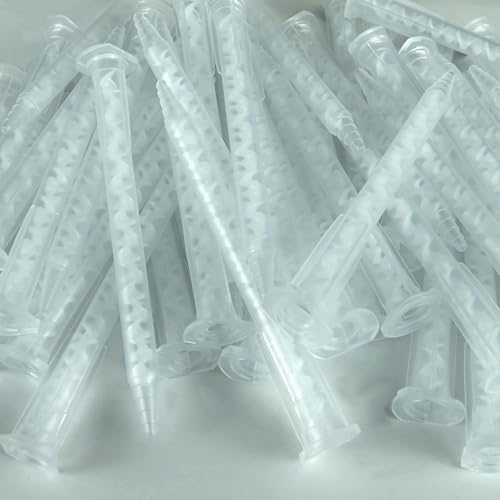 FRIGIIRE 30 Pieces Epoxy Mixing Nozzle Static Mixer Nozzle Tubes Cartridges Tip for 50 Ml Cartridge - Image 5