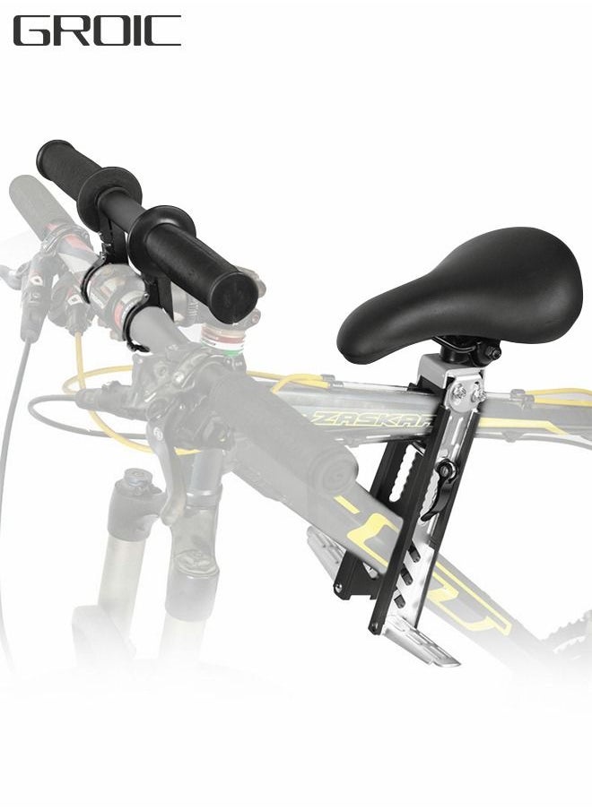 GROIC Child Bike Seat Handlebar Accessories, Front-mounted Seat, Parent-child Riding Suitable for Mountain Bikes, Road Vintage Bikes  - Image 1