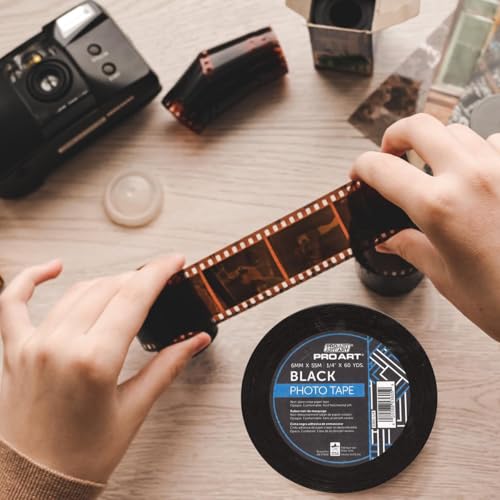 Pro Art Photo Tape, 1/4-inch x 60-Yard Roll, Black - Image 3