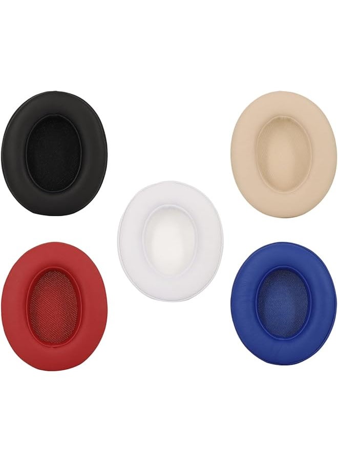 Replacement Ear Pads Cushions For Beats Studio 2 & Studio 3 Wired & Wireless Headphones Earpads With Soft Protein Leather Noise Isolation Memory Foam Blue