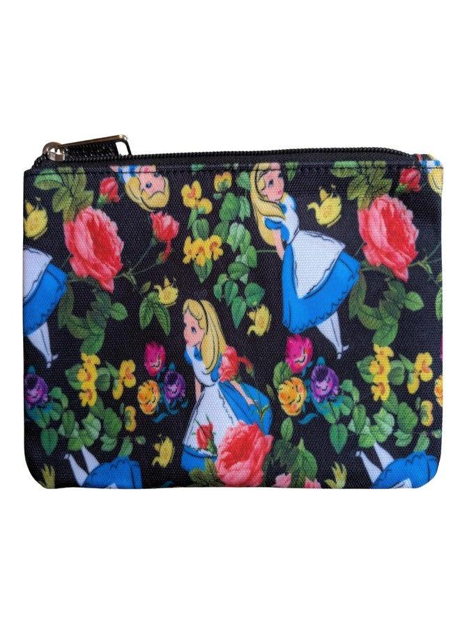 لاونج فلاي حقيبة نايلون مطبوعة بالكامل بنقشة زهور من ديزني أليس في بلاد العجائب من لاونج فلاي - Image 1