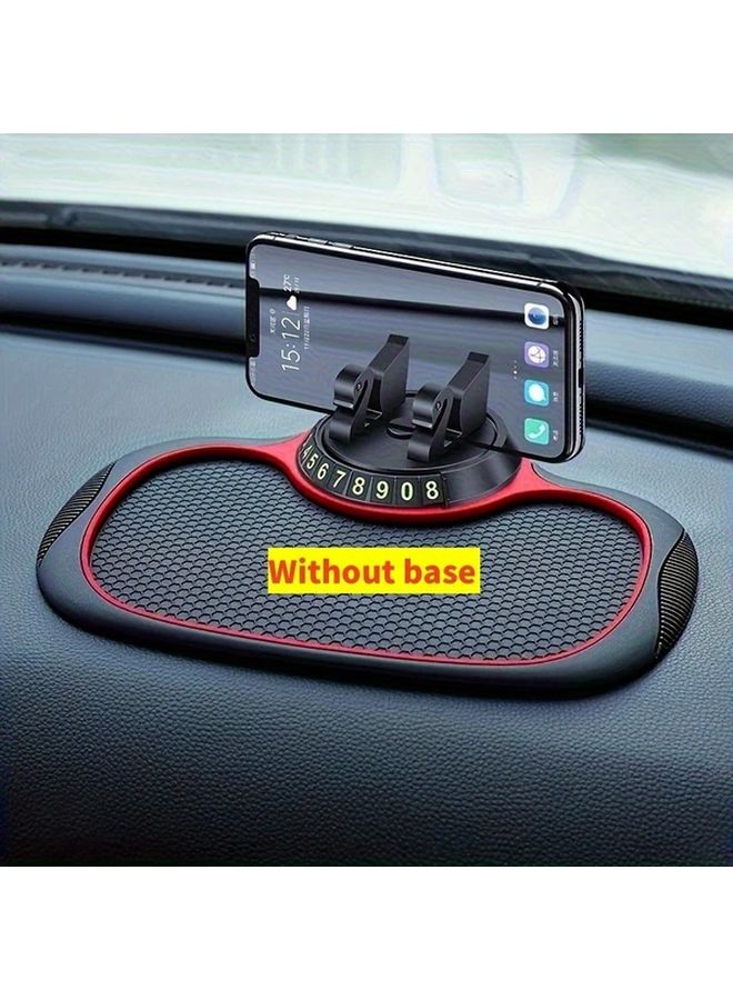 Universal Rotatable Stand Dashboard Phone Holder Non Slip Adjustable Car Mount - Image 1