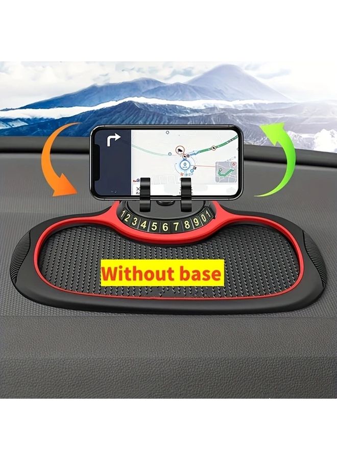 Universal Rotatable Stand Dashboard Phone Holder Non Slip Adjustable Car Mount - Image 4