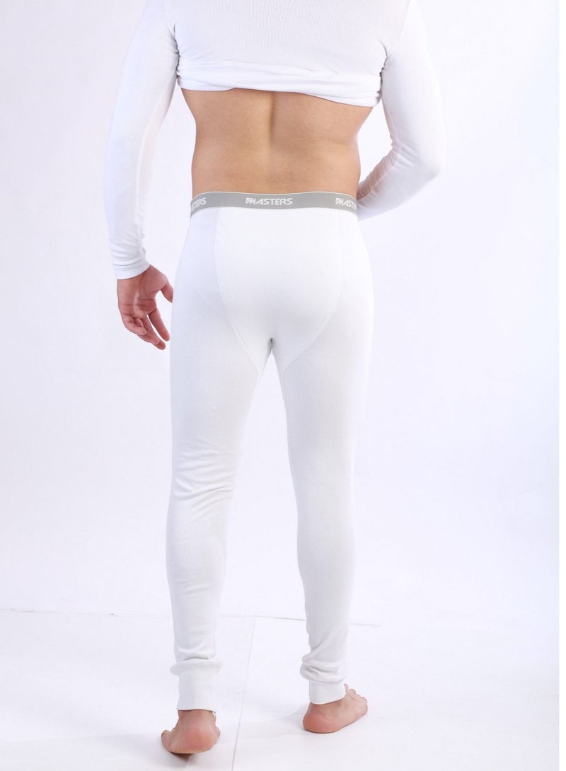 Jet Masters Thermal Underwear Pants Dirby Cotton Stretch - White - Image 2
