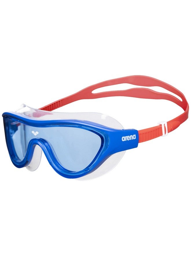 arena Unisex Youth The One Junior Swim Mask Fitness Swim Goggles For Boys And Girls Ages 6 To 12 Nonmirror Lens Perfect For Summer Pool Blue Red - Image 2