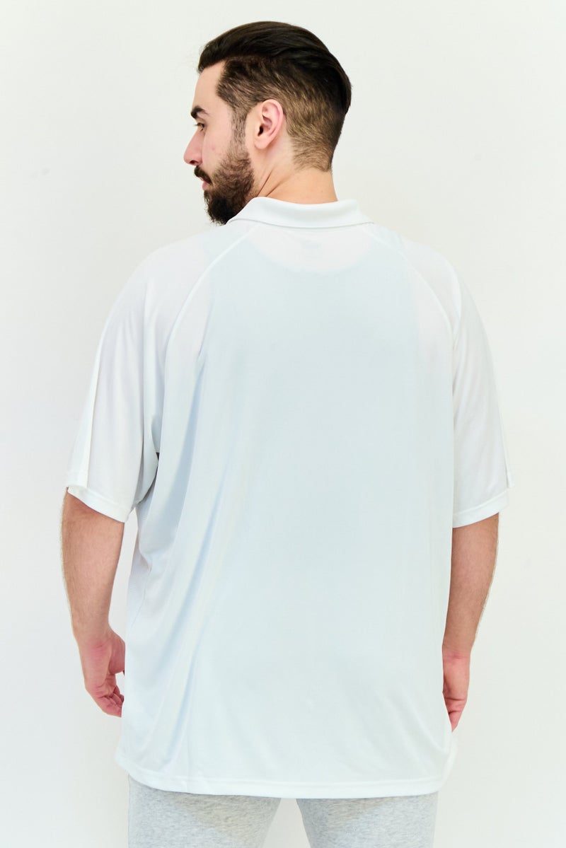 PUMA Men Sportswear Fit Short Sleeves Golf Polo Shirt, White - Image 4