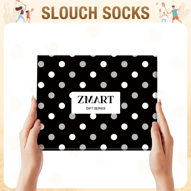 Zmart Women's Thin Slouch Socks - Scrunch Long High Slouchy Boot Socks 80s 90s - Image 3