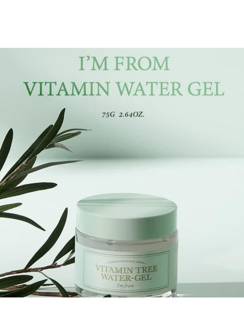 I'M FROM M] Vitamin Tree Water Gel 75G Vitamin C B3 Vitamin Water 68% Niacinamide Cool Sensation Moistuizing Organic Moisturizer - Image 3