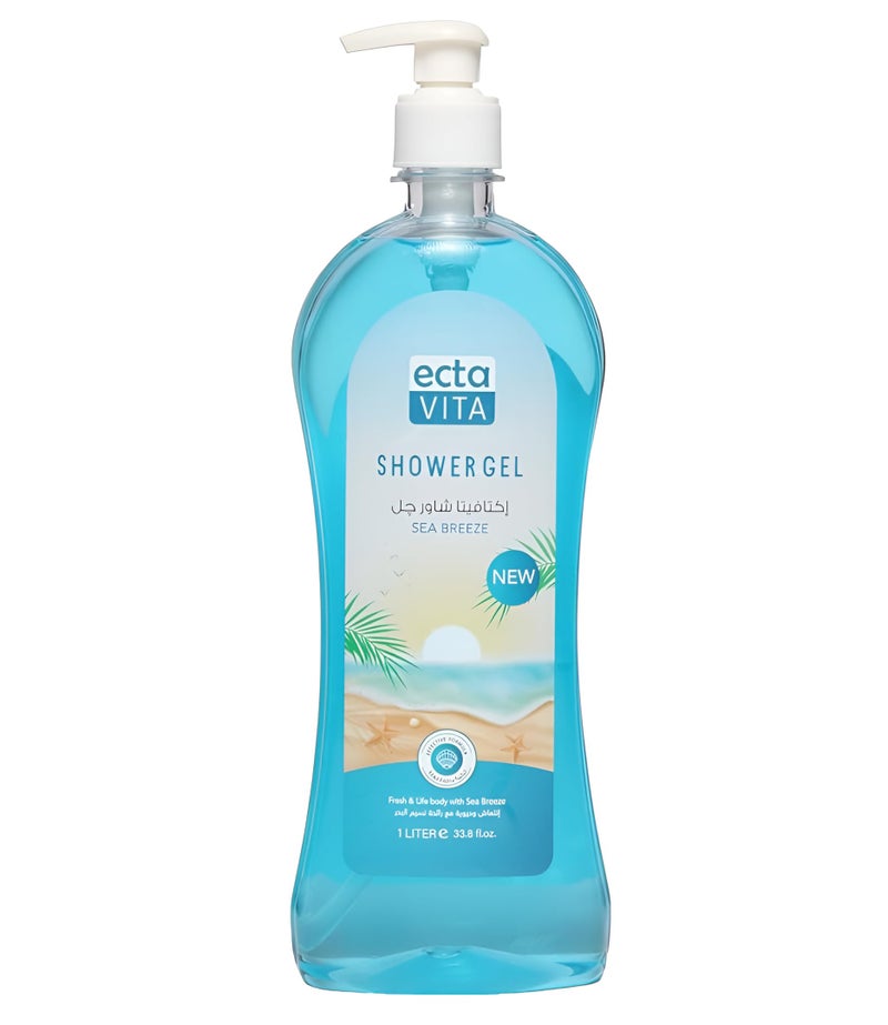 ectavita sea breeze shower gel 1000 ml