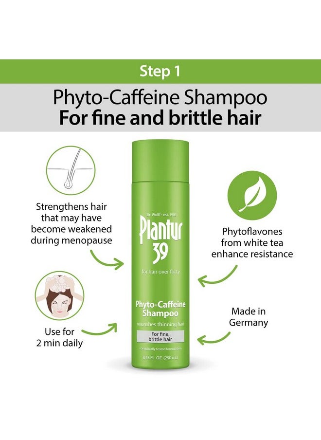 Plantur 39 - Plantur 39 Phyto Caffeine Women's 3 Step System for Fine, Thinning Natural Hair Growth - Shampoo, Conditioner, Tonic - Image 1