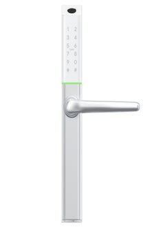 areb AREB SMART LOCK NARROW STYLE WHITE 30 * 85 5 Unlocking Methods Fingerprint PIN Code App Control RFID Card Emergency Key Auto Lock Anti Theft Security for Home Office  - Image 2