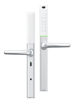 areb AREB SMART LOCK NARROW STYLE WHITE 30 * 85 5 Unlocking Methods Fingerprint PIN Code App Control RFID Card Emergency Key Auto Lock Anti Theft Security for Home Office  - Image 3