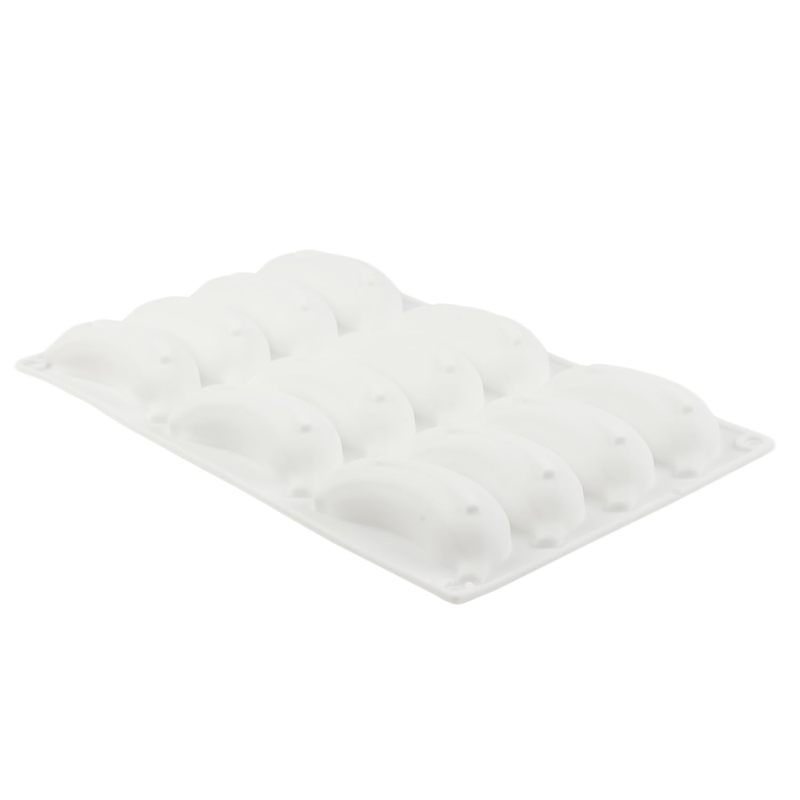 Banana Chocolate Mold 12 Cavity White Food-Grade Silicone - Effortless Release Non-Stick Silicone Candy Mold for Homemade Treats Party Favors Baking With Kids - Image 5