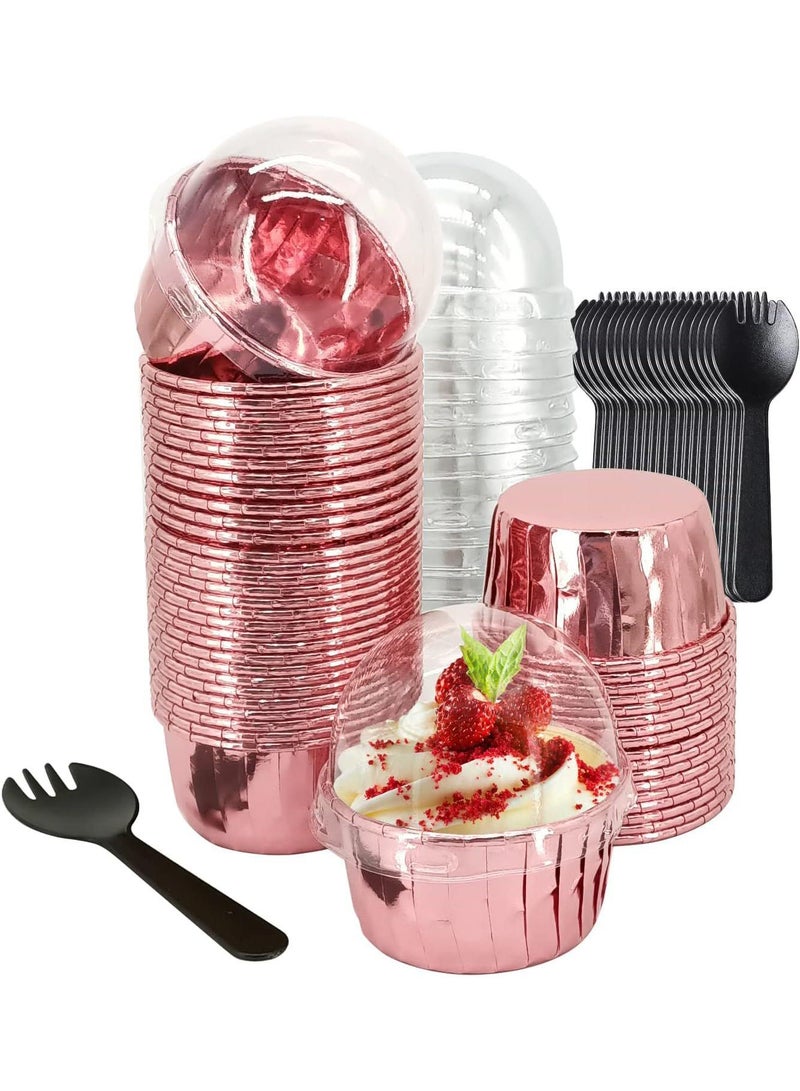 Bluejw 150-Piece Cake Baking Paper Cup Set Capped Rolled Edge Cake Cup And Muffin Cup - Image 1