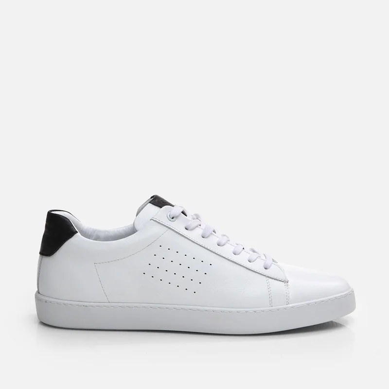 Hotiç 02AYH293660A900 GENUINE Leather White Men's Casual Shoes