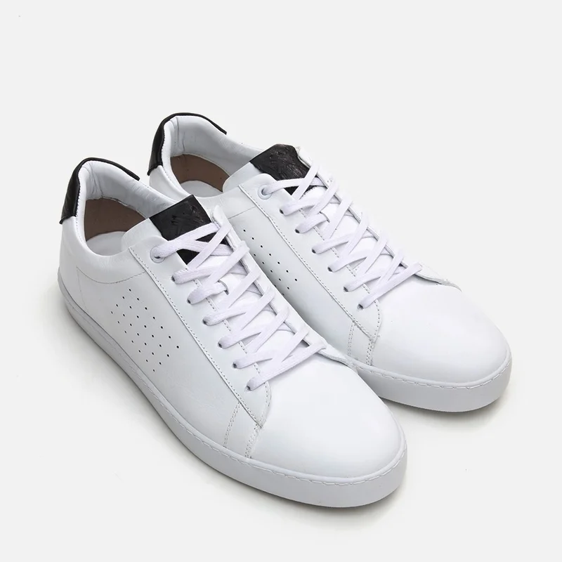 Hotiç 02AYH293660A900 GENUINE Leather White Men's Casual Shoes