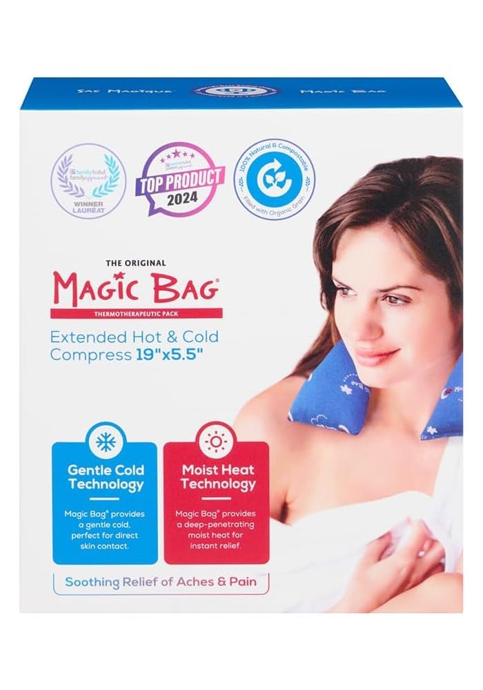 Magic Bag Extended Hot/Cold Pack - Versatile 19" x 5.5" Compress for Pain Relief - Image 1