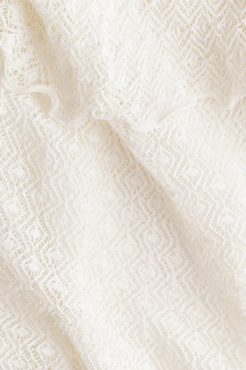 H&M Pointelle-knit strappy top