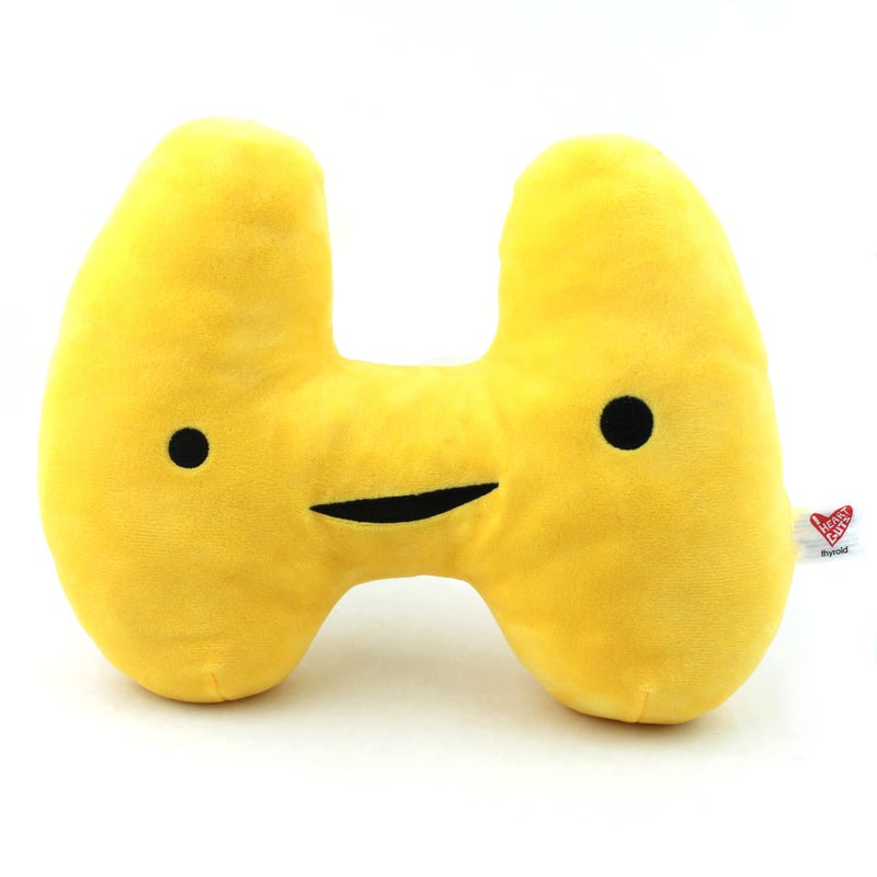 I Heart Guts Thyroid Plush  Thyroid Support Stuffed Toy for Thyroidectomy Surgery Gift Hypothyroid Gifts - Image 2