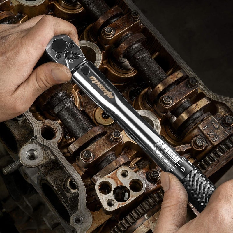 EPAuto 1/4-Inch Drive Click Torque Wrench (20-200 in.-lb. / 2.26 ~ 22.6 Nm) - Image 2