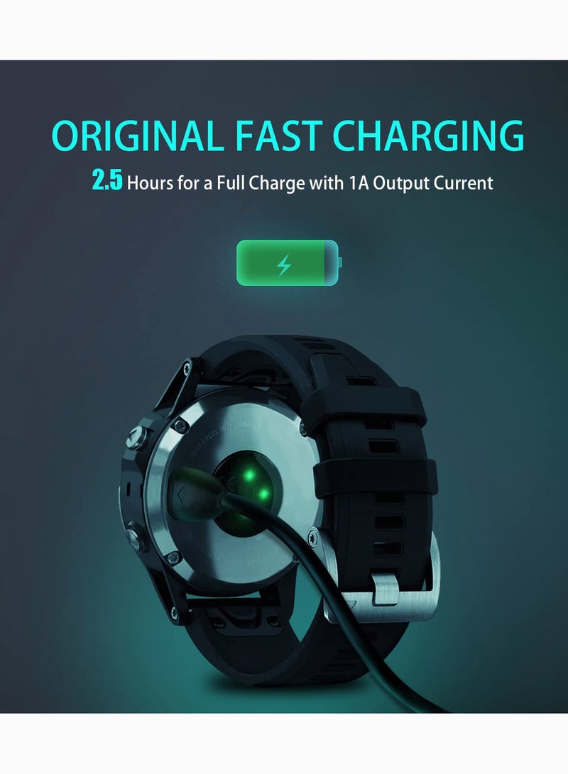 كابل شحن لساعة Garmin، شاحن USB بطول 3 أقدام متوافق مع Fenix 5 5X Plus 5S Plus 6X 6 6S، Forerunner 935، Quatix 5، Sapphire، Vivoactive 3 والمزيد - Image 5