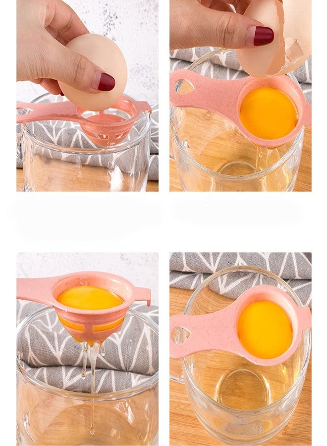 JOYUS Food Grade Egg Yolk Separator Egg White Separator Easy to Use Egg White and Yolk Separator for Baking, Egg Divider, Kitchen Gadget Cooking Baker Tool Egg Extractor, Random Color, Pack of 1 - Image 3